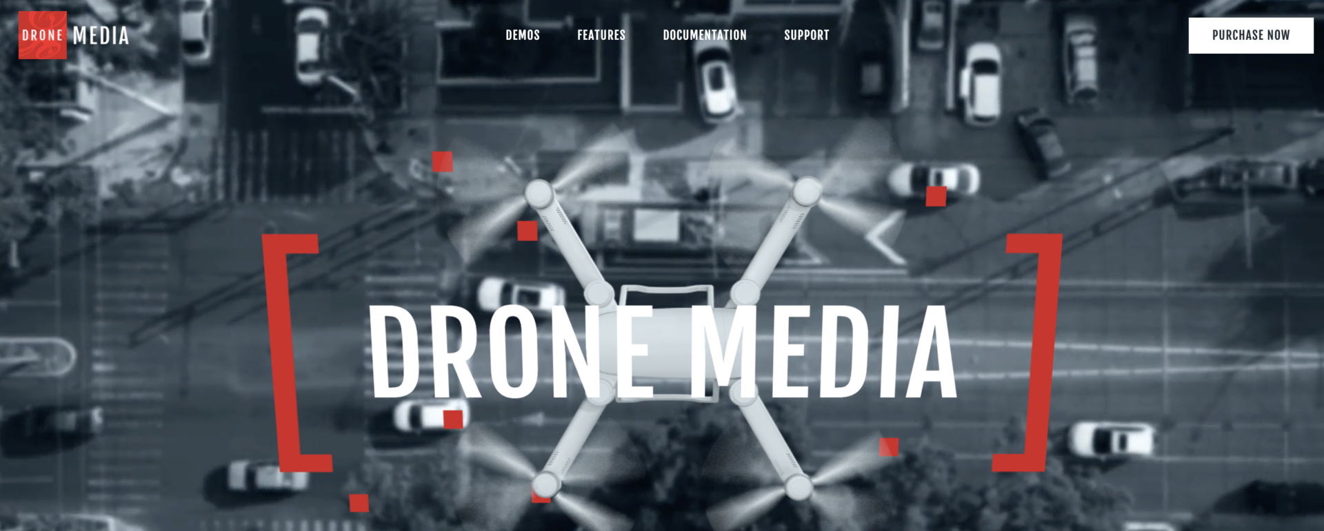 drone media - blue wordpress themes