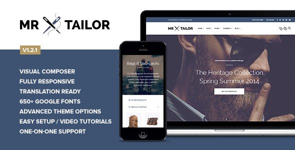 Mr Tailor Theme Review