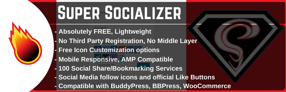 super socializer social media plugins for wordpress