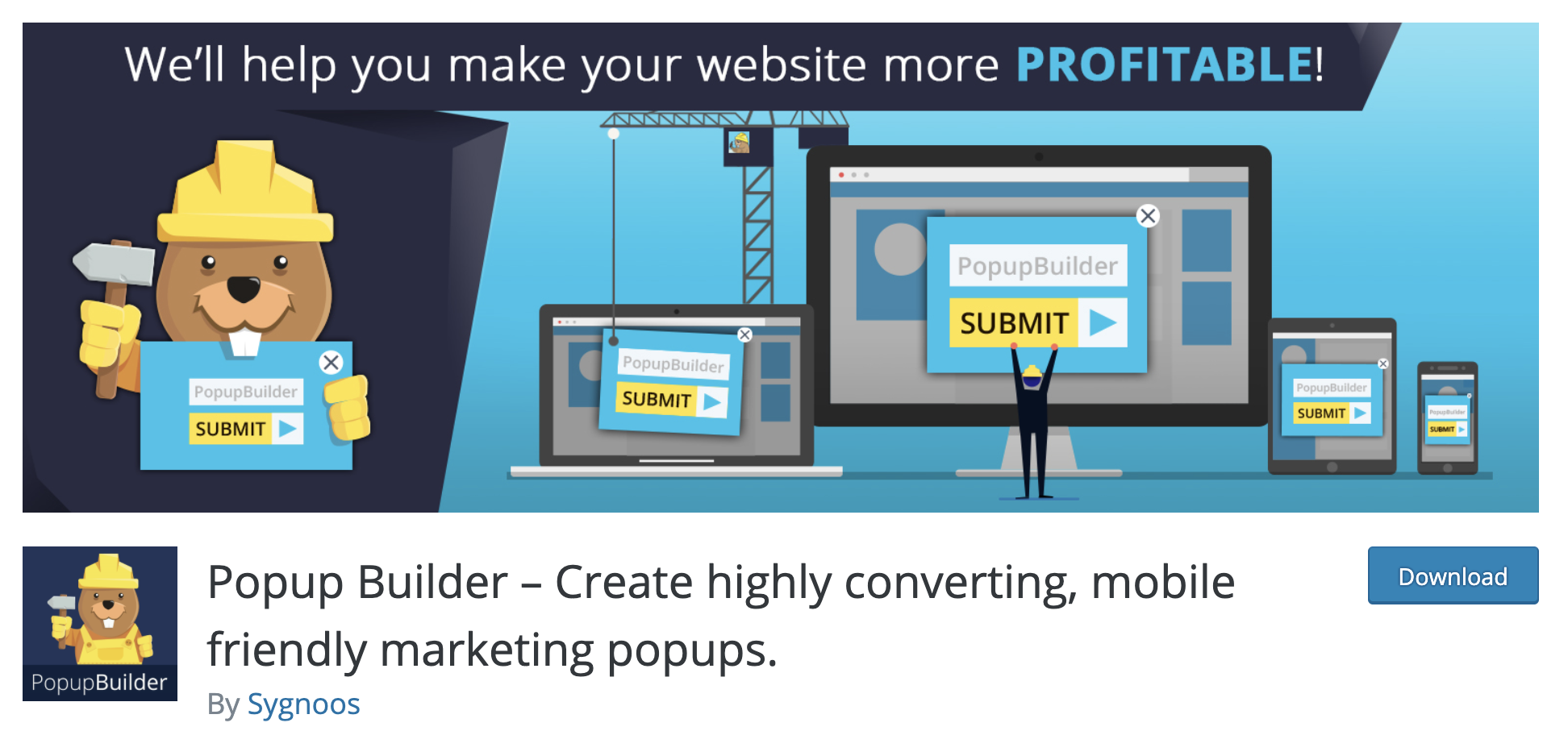 Popup Builder – Create highly converting, mobile friendly marketing popups