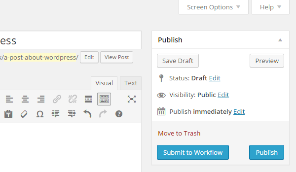 Submit to Workflow Button
