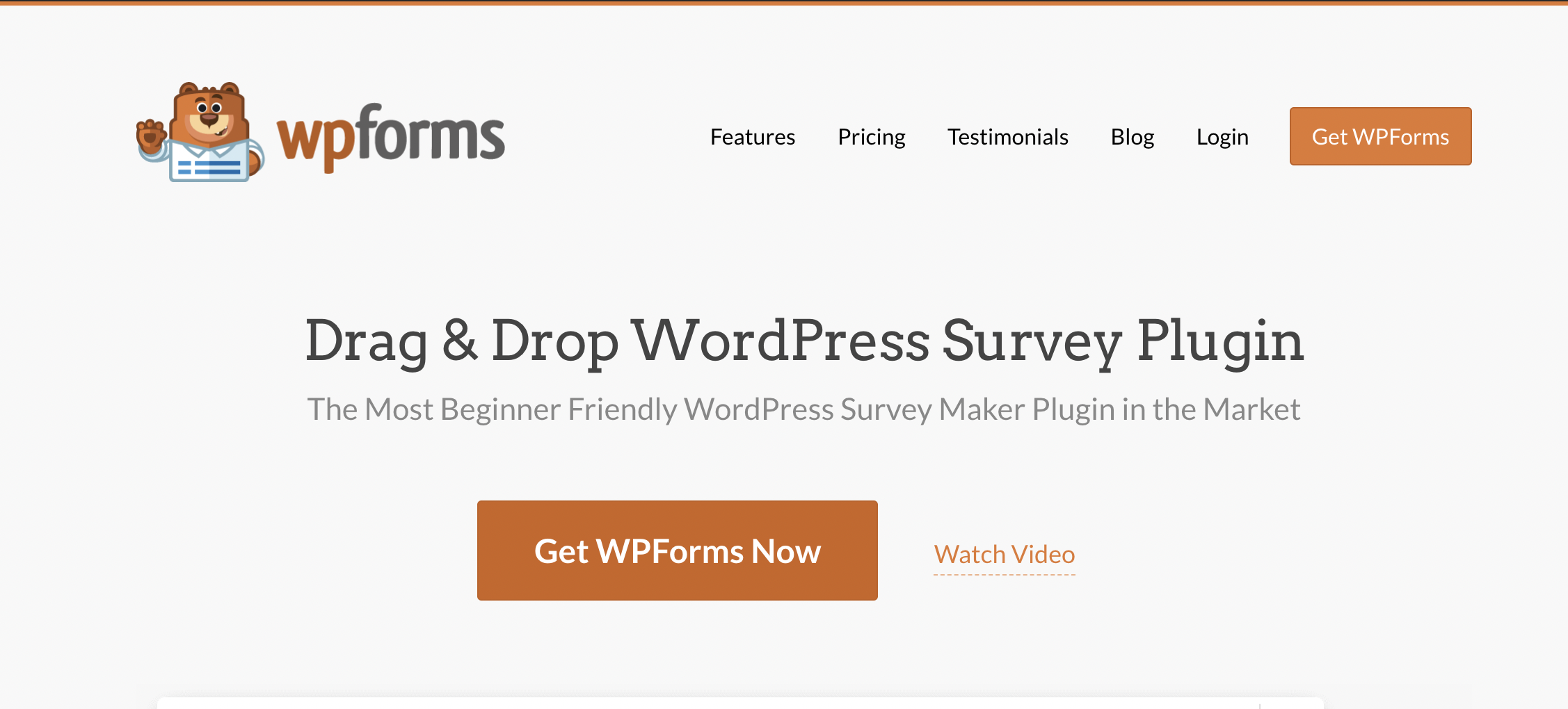 WPForms WordPress chart plugin