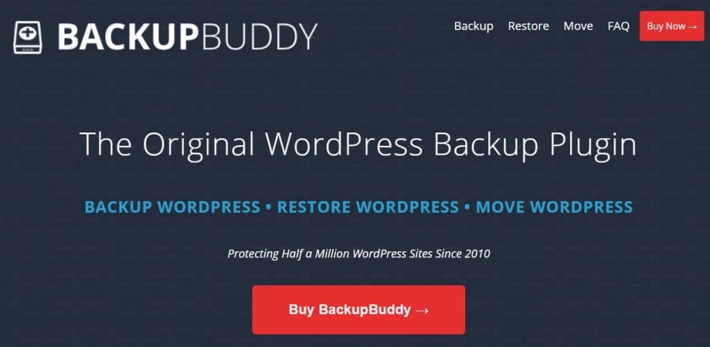 BackupBuddy WordPress backup plugin