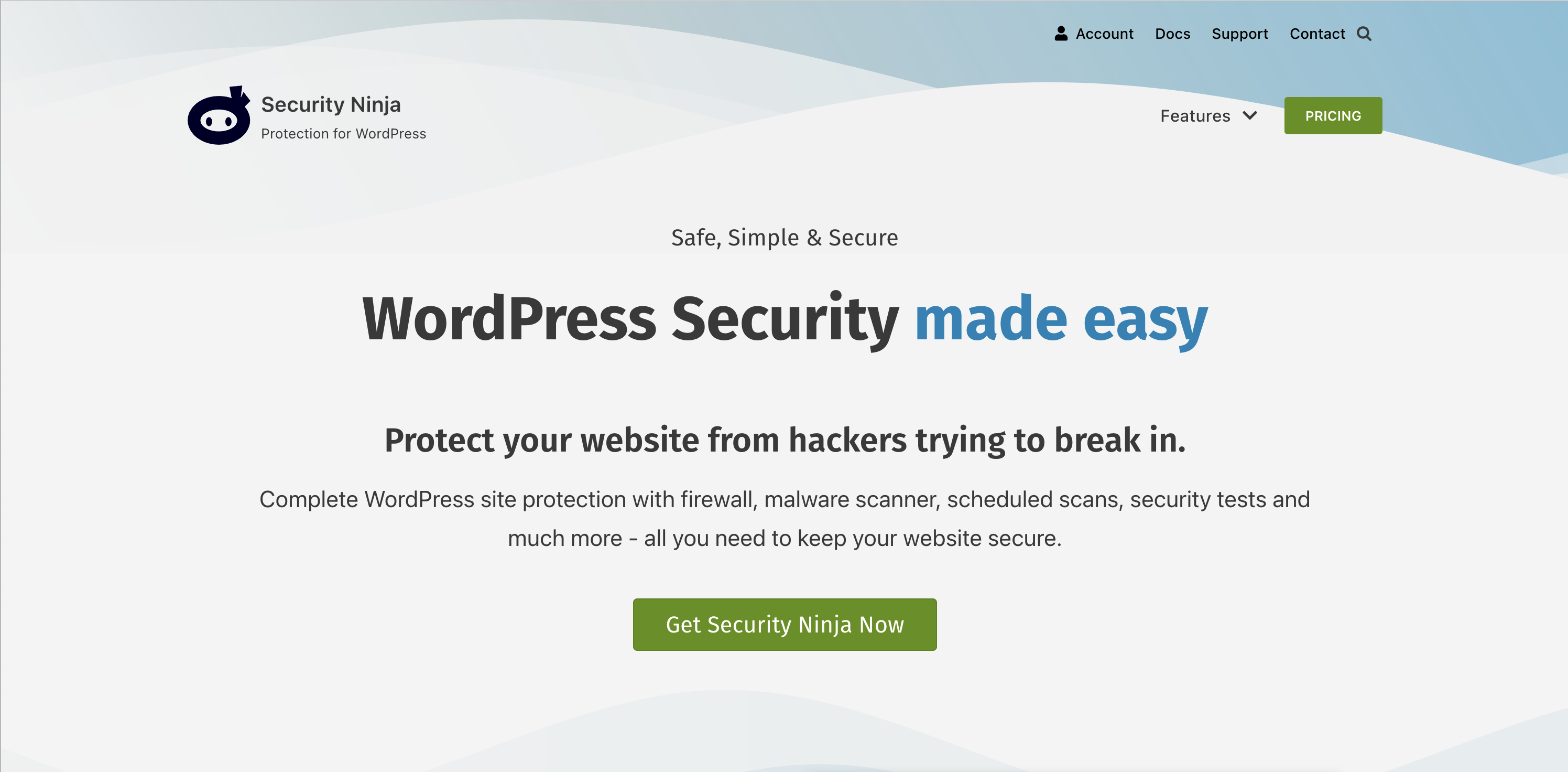 security ninja for wordpress