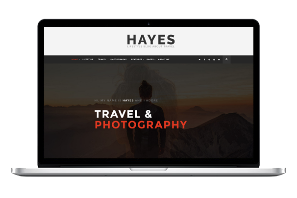 Thème WordPress Hayes