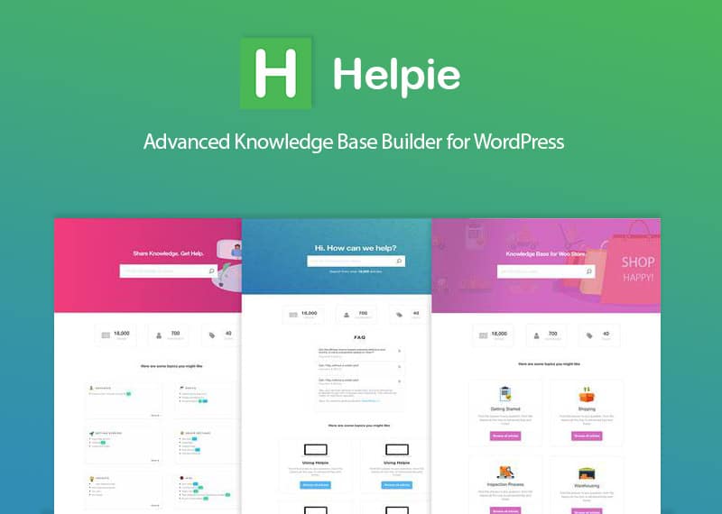 helpie - knowledge base plugin for wordpress