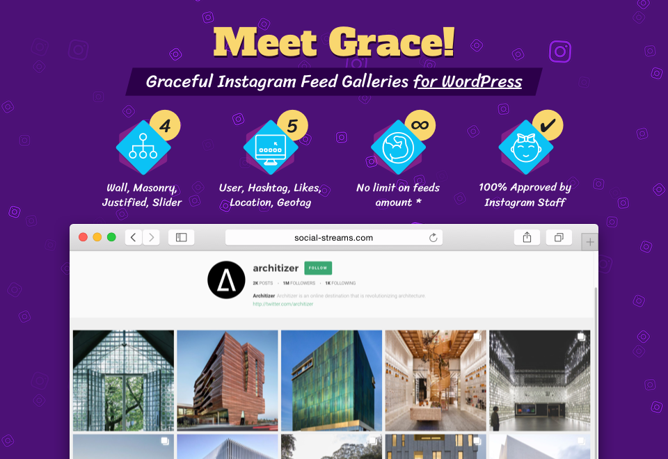 Grace — Instagram Feed Gallery for WordPress