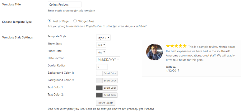 displaying your reviews on your site with wp review slider pro plugin