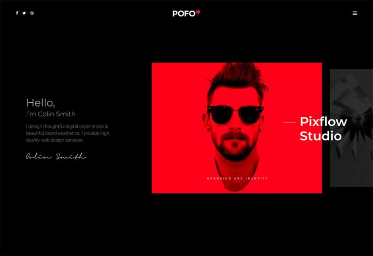 Pofo - Creative Agency, Corporate and Portfolio Multi-purpose Template