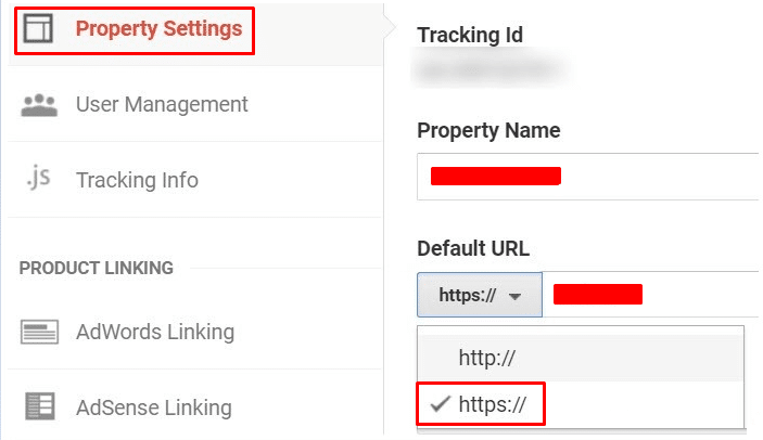 property settings ssl multisite