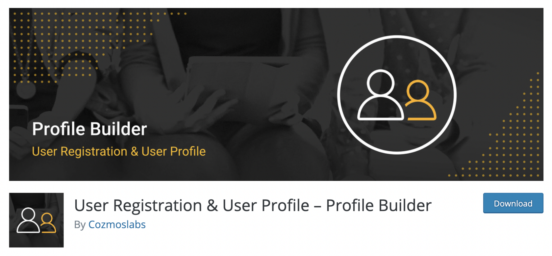 Profile Builder WordPress registration plugin