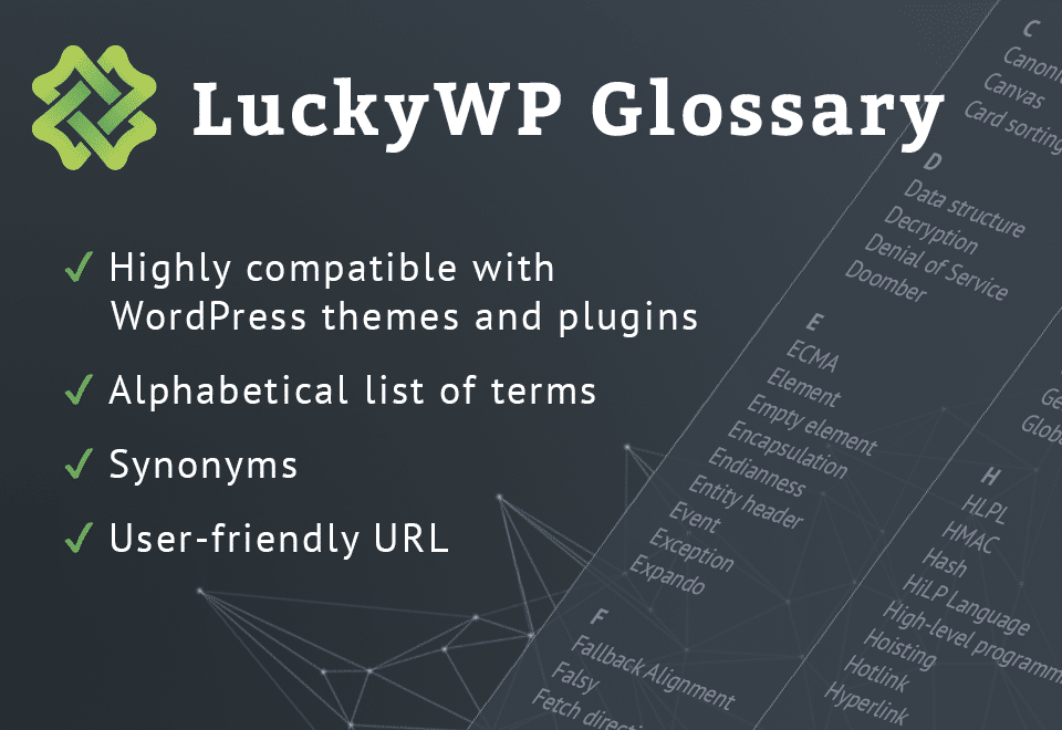 LuckyWP Glossary