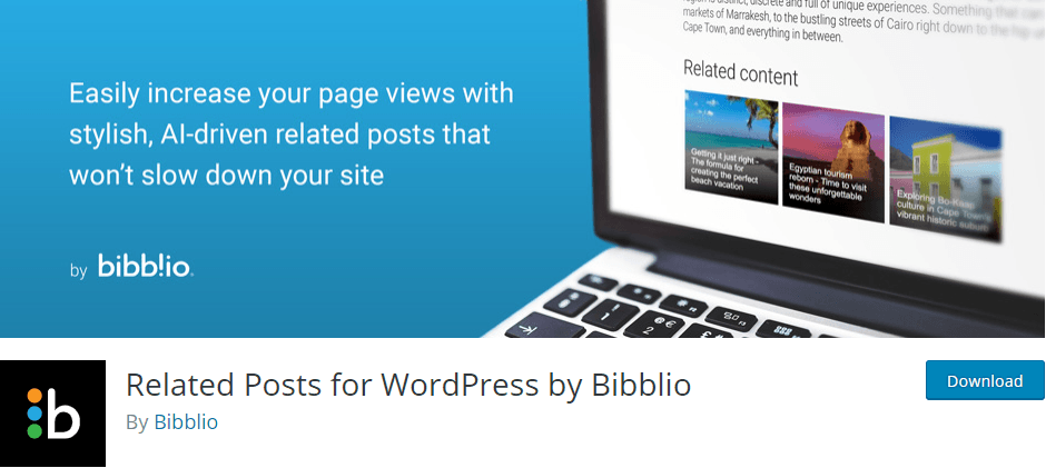 Bibblio is one of the best WordPress plugins for blogs