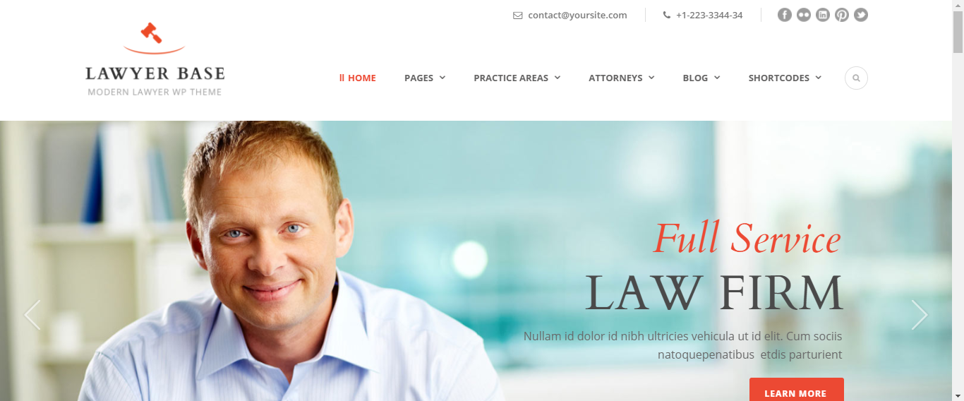 Lawyer Base WordPress Theme