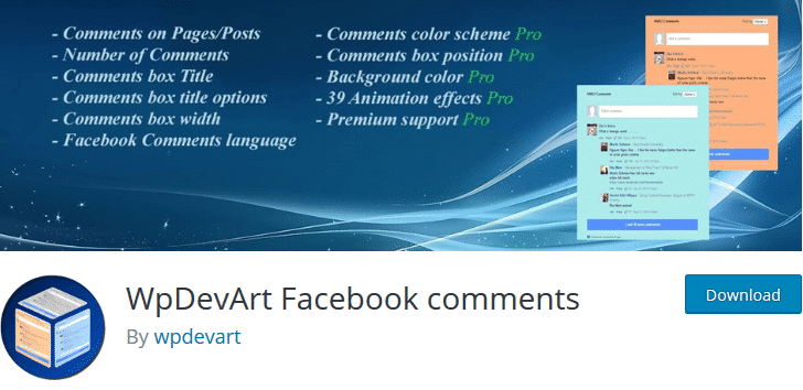 facebook comments wordpress free plugins