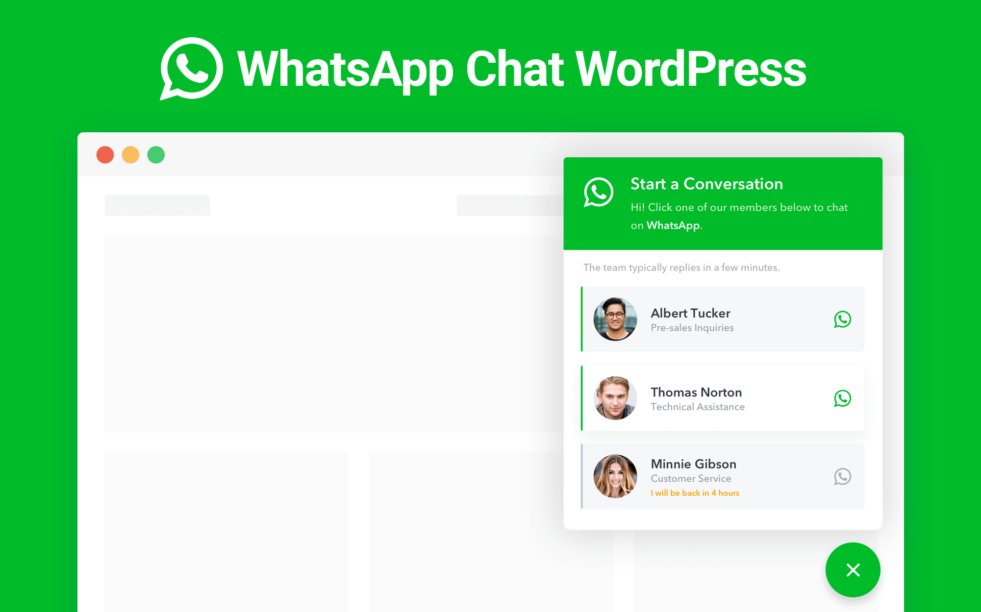 Chat widget wordpress