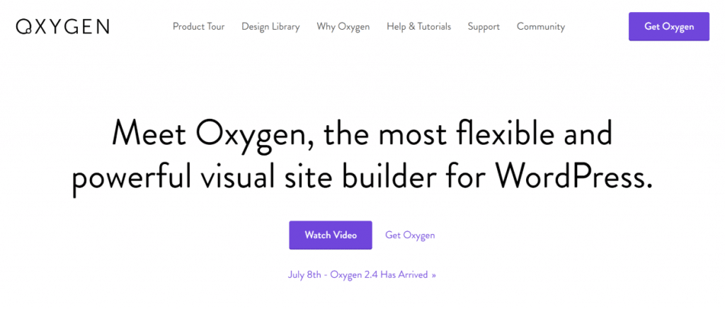 Oxygen WordPress website builder