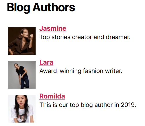 blog authors