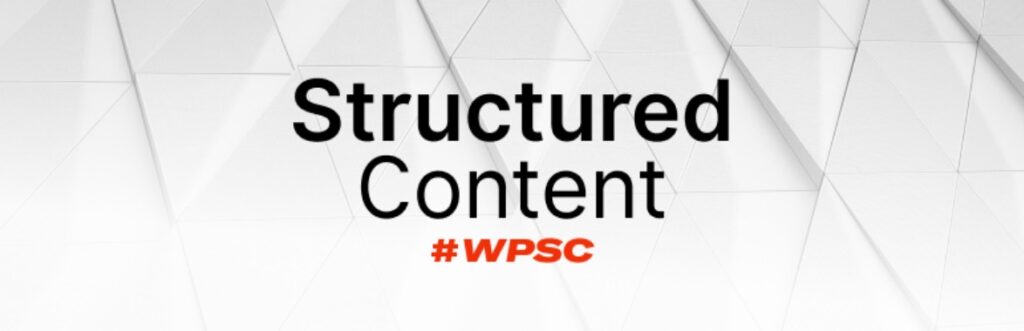  structured content wordpress block plugin