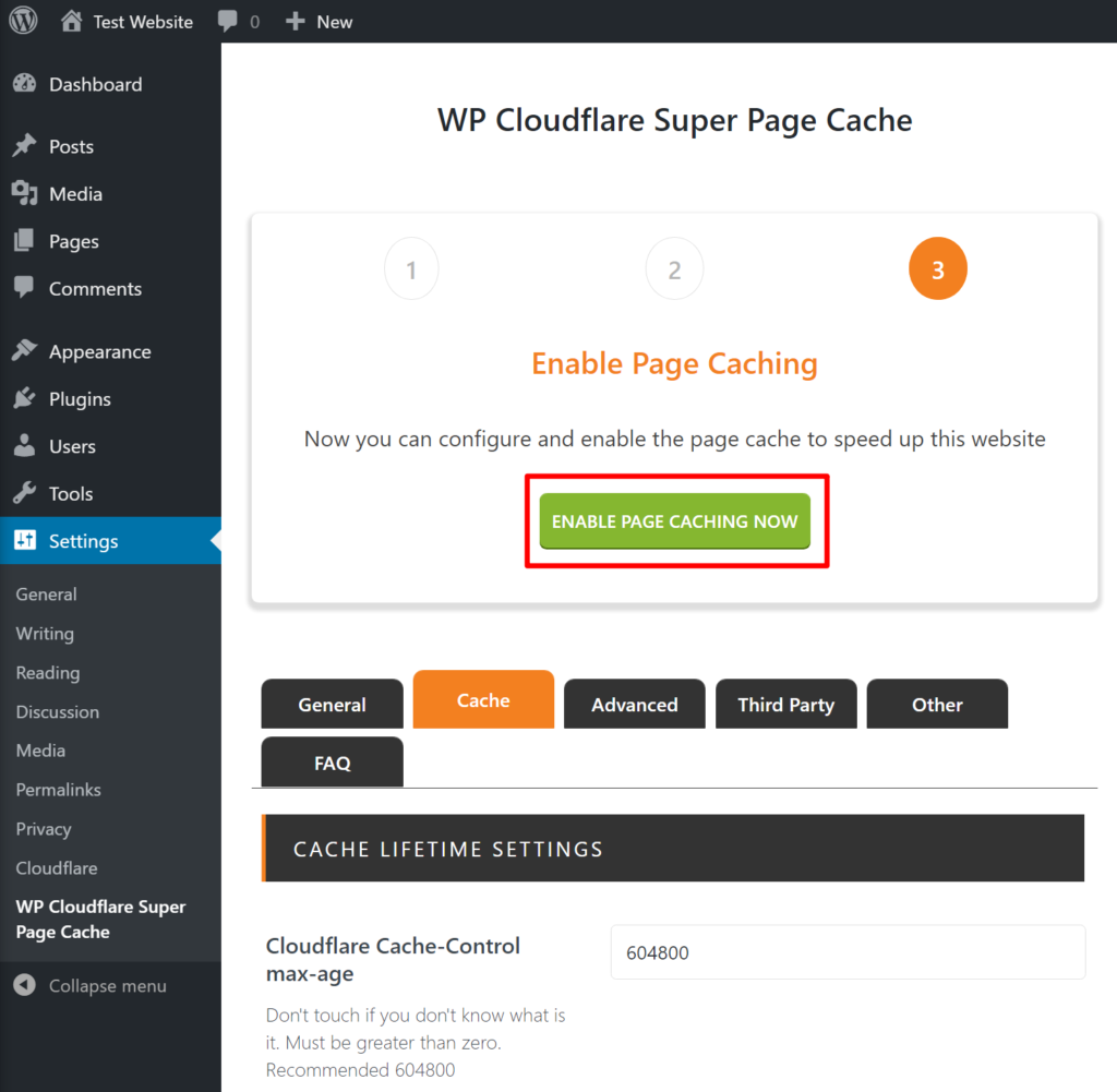 Enable Cloudflare Full-Page Caching With WordPress