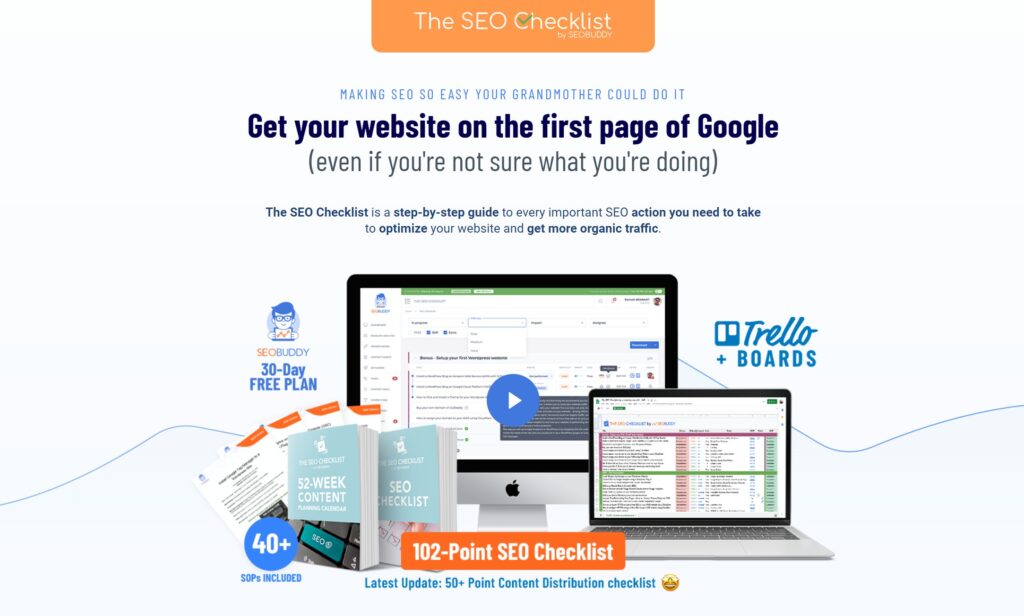 The SEO Checklist review
