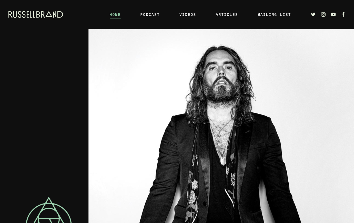 russell brand - celebrity websites powered by wordpress