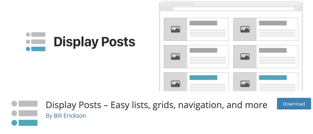 Display Posts - WordPress Tab Plugin