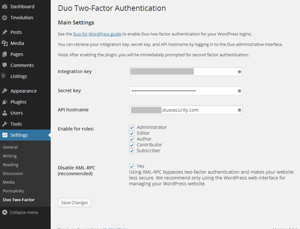 steps to add duo two-factor authentication step 3