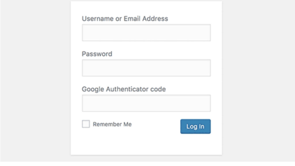 how to add two-factor authentication in wordpress with google authenticator step 2