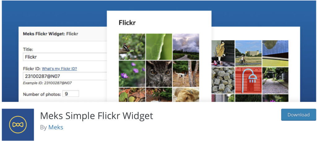 Meks simple flickr widget