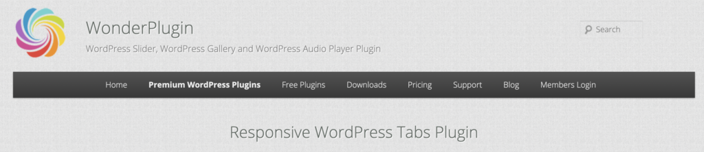 Wonder Tabs - WordPress Tab Plugin