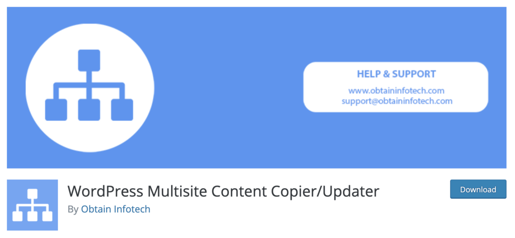Multisite Content Copier