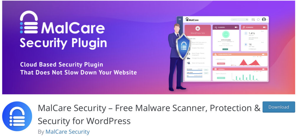 malcare security plugin - wordpress website malware removal