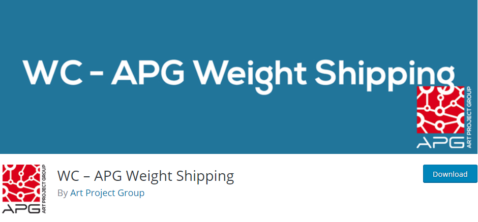 wc – apg weight shipping plugin for woocommerce
