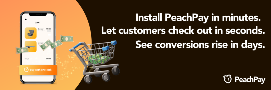 PeachPay Checkout in seconds