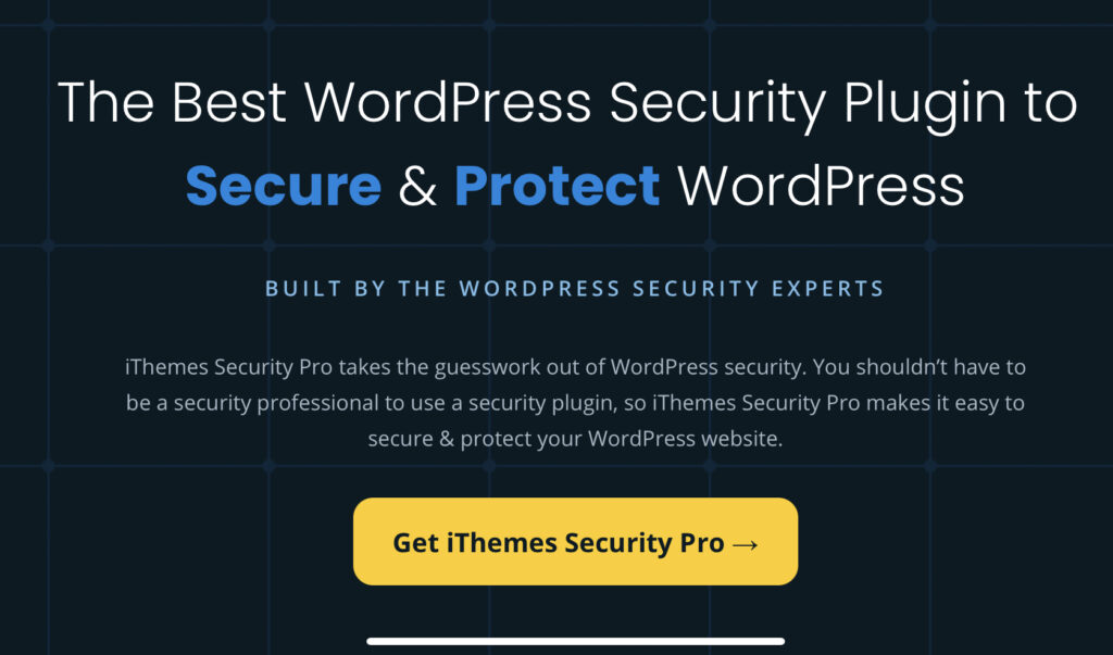 iThemes Security Pro - Best WordPress two factor authentication plugins