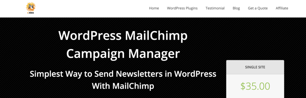 WordPress MailChimp Campaign Manager - Best WordPress plugins for mailchimp