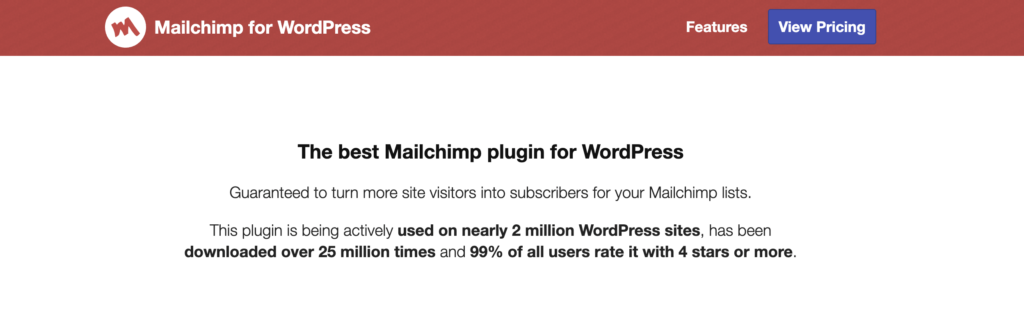 MailChimp for WordPress (MC4WP) - Best WordPress plugins for mailchimp