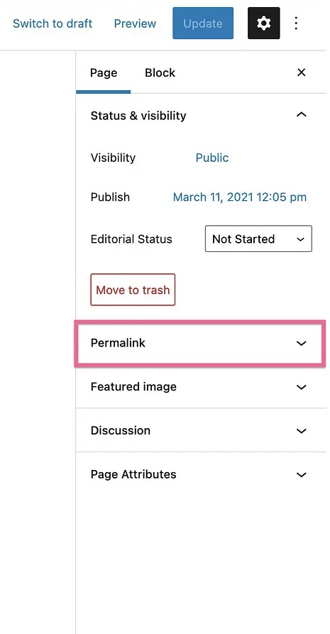 How to Change Permalink in a WordPress Post or Page -  WordPress permalinks