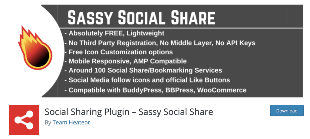 social sharing plugin – sassy social share wordpress plugin