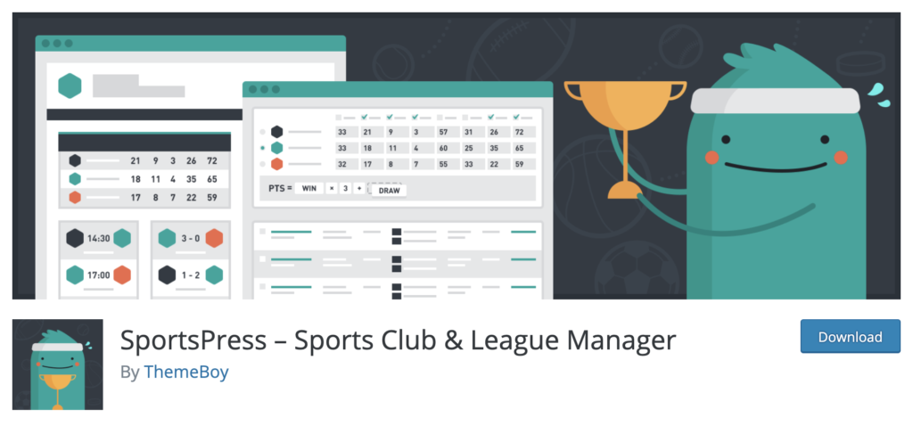 SportsPress WordPress sport plugin