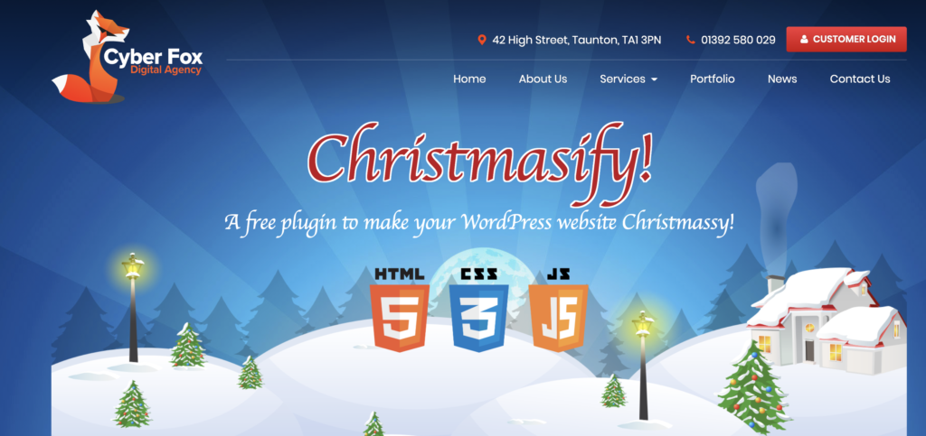 Christmastify WordPress Christmas plugin