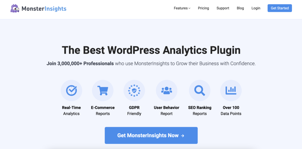 best wordpress plugins for business - MonsterInsights