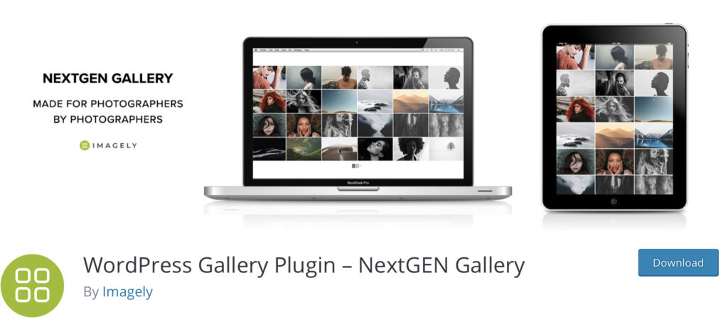 NextGen Gallery wordpress portfolio plugin