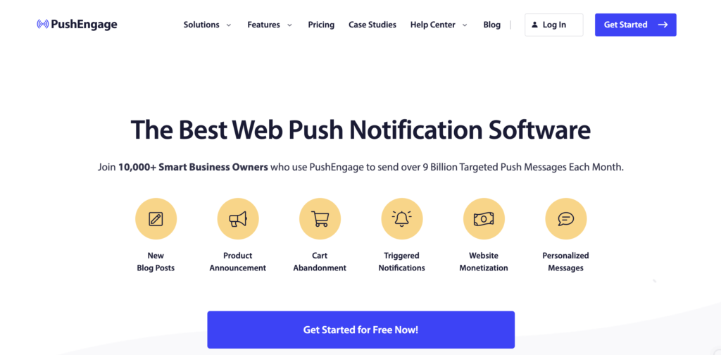 pushengage push notifications plugin for wordpress