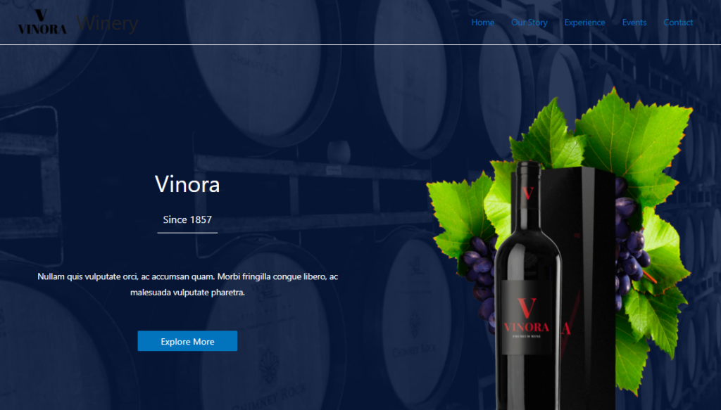 winery - elementor templates for wordpress