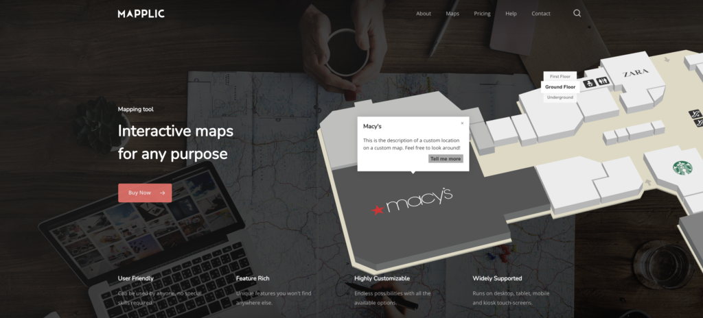 Mapplic - Best WordPress Mapping Plugins