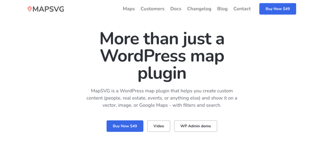 MapSVG - Best WordPress Mapping Plugins