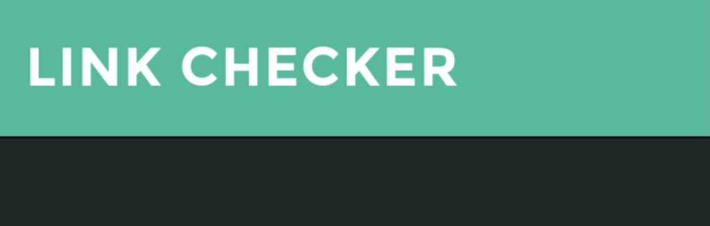 how to find broken links using Link Checker
