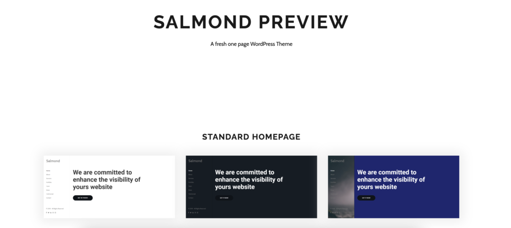 Salmond wordpress flat themes

